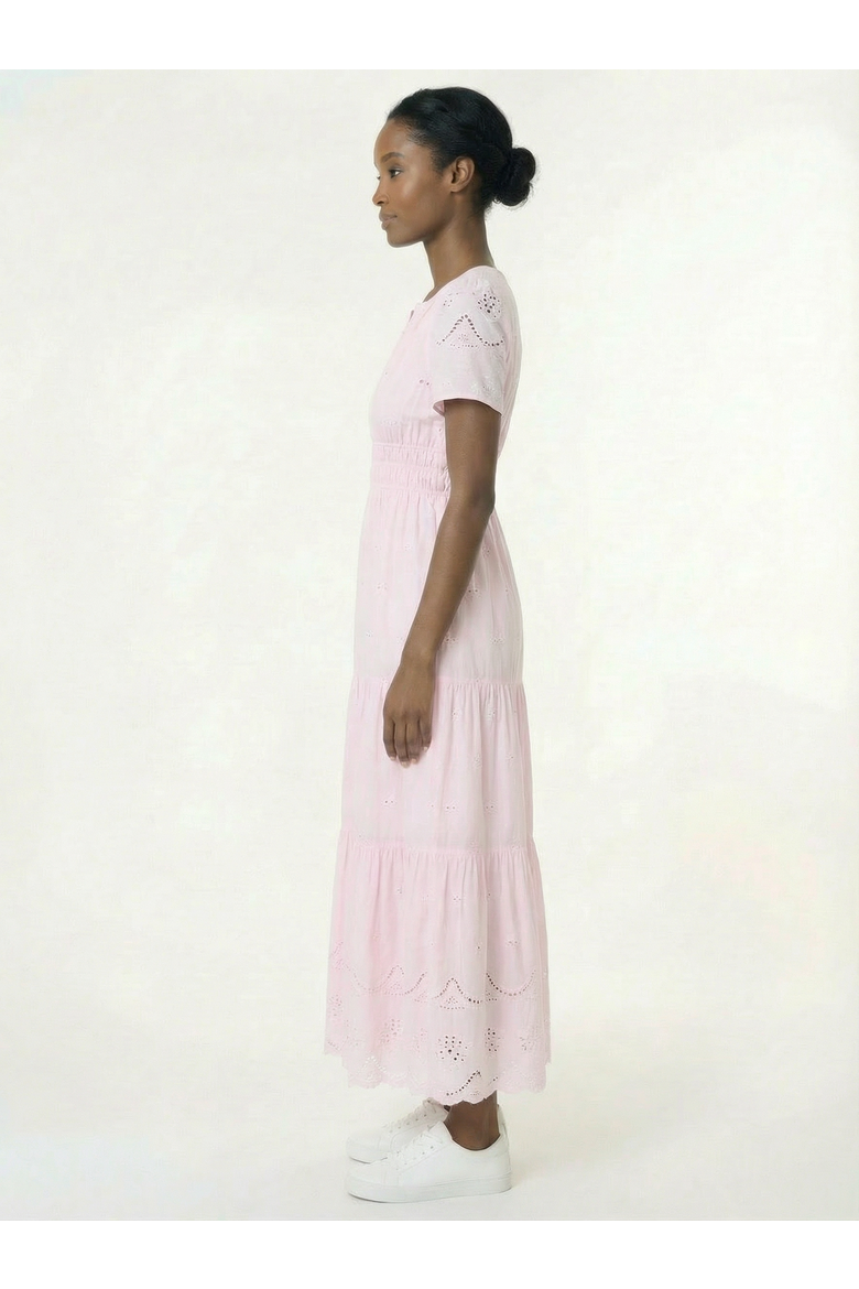 Tiered Maxi Dress, Alternate, color, Pink