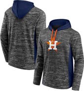 FANATICS Men's Fanatics Branded Gray/Navy Houston Astros Instant Replay Color Block Pullover Hoodie