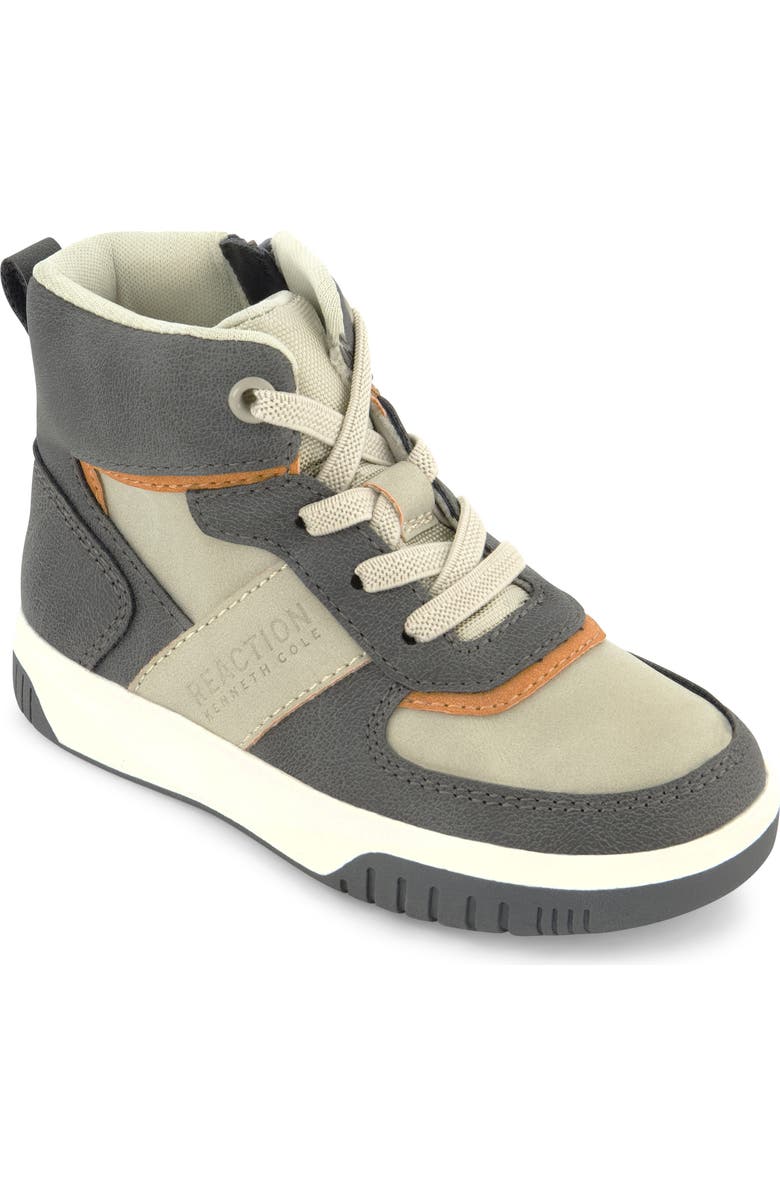 Kenneth Cole Kids' Cyril Amir High Top Sneaker, Main, color, Grey