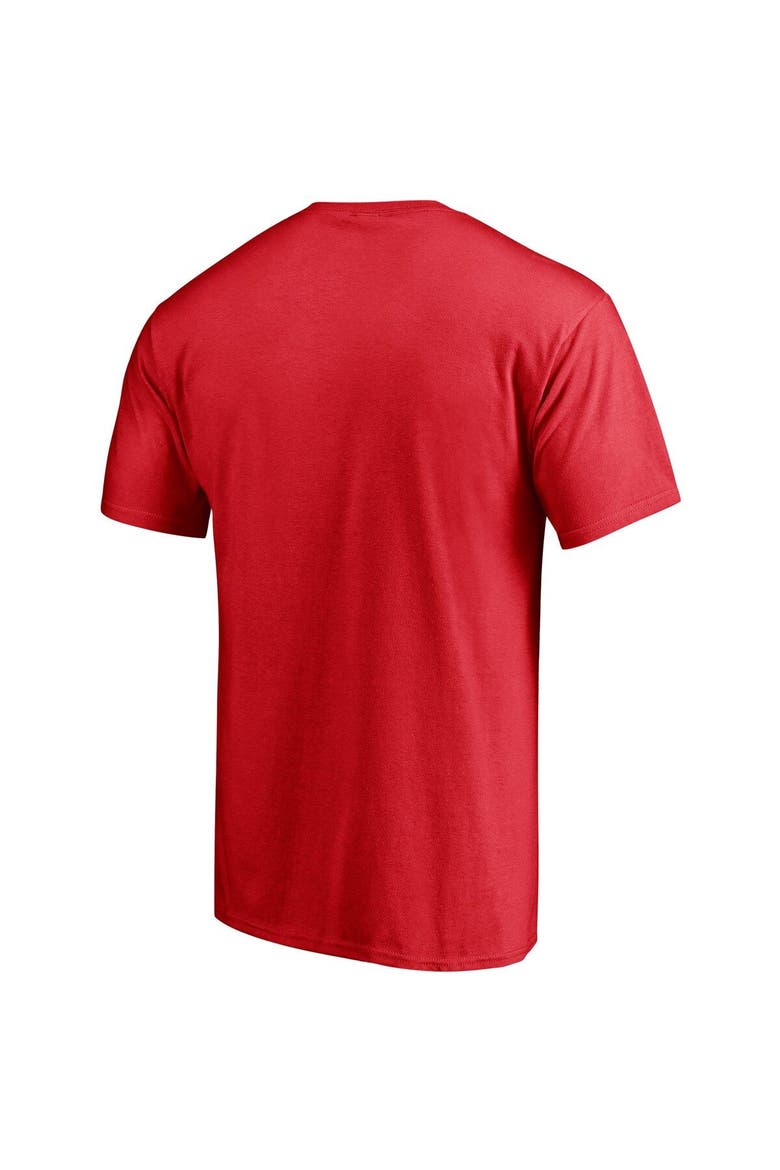 Men's Fanatics Branded Red Houston Rockets Post Up Hometown Collection T-Shirt, Alternate, color, Red