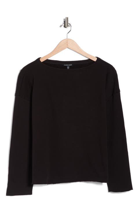 Boxy Boat Neck Organic CottonTop