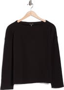 Eileen Fisher Boxy Boat Neck Organic CottonTop