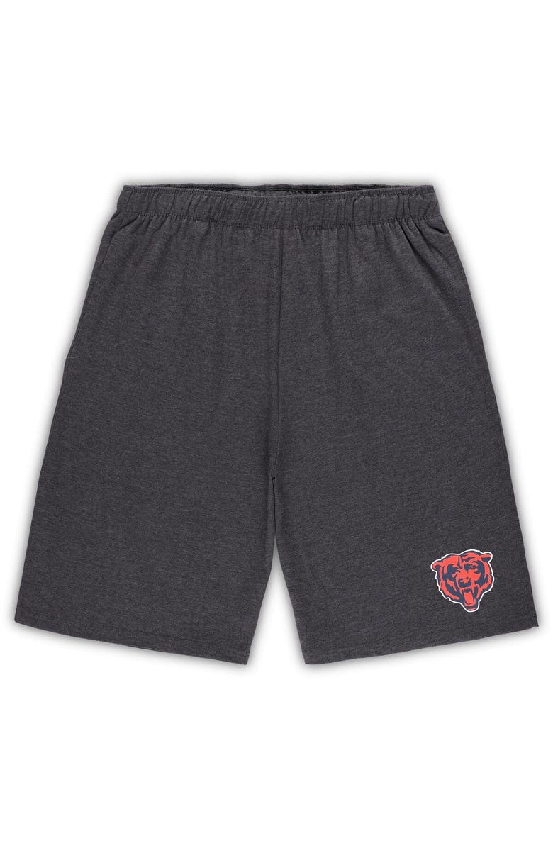 CONCEPTS SPORT Men's Concepts Sport White/Charcoal Chicago Bears Big & Tall T-Shirt and Shorts Set, Alternate, color, White