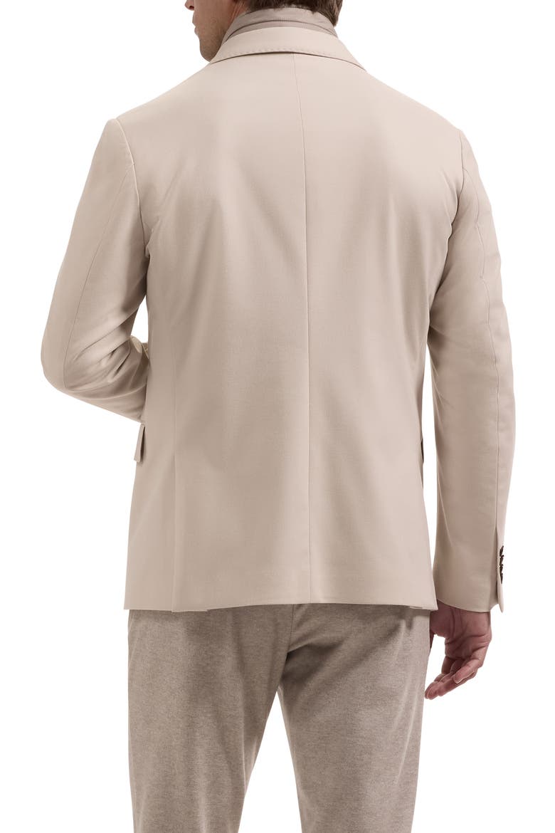 Three Button Blazer with Quilted Bib, Alternate, color, CASHMERE