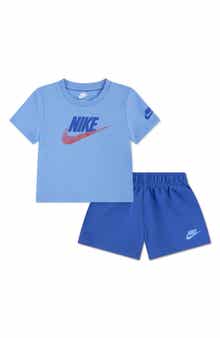 Nike Sportswear Logo T-Shirt & French Terry Shorts Set
