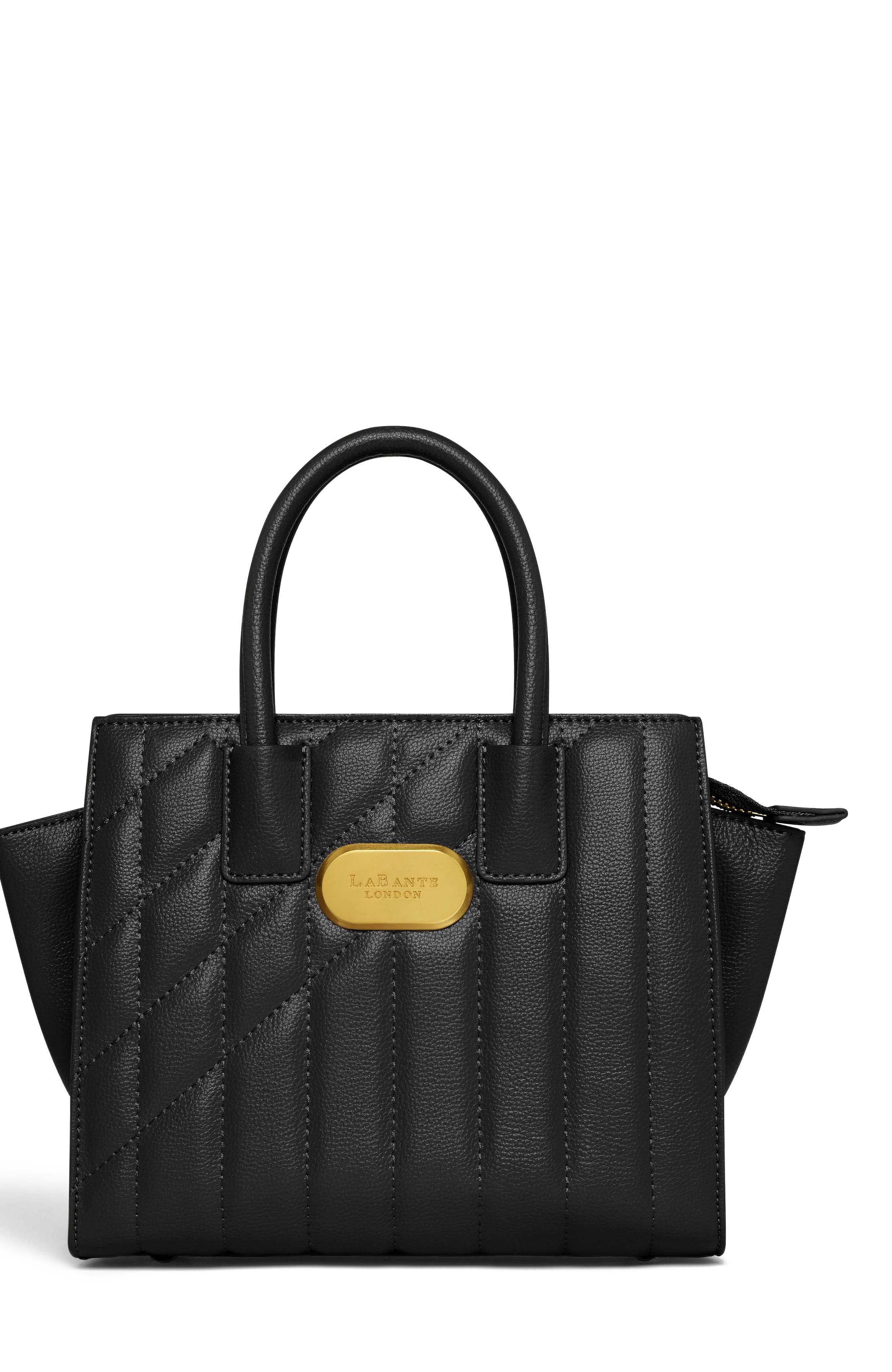 LaBante London Mini Demi Tote Bag, Alternate, color, Black