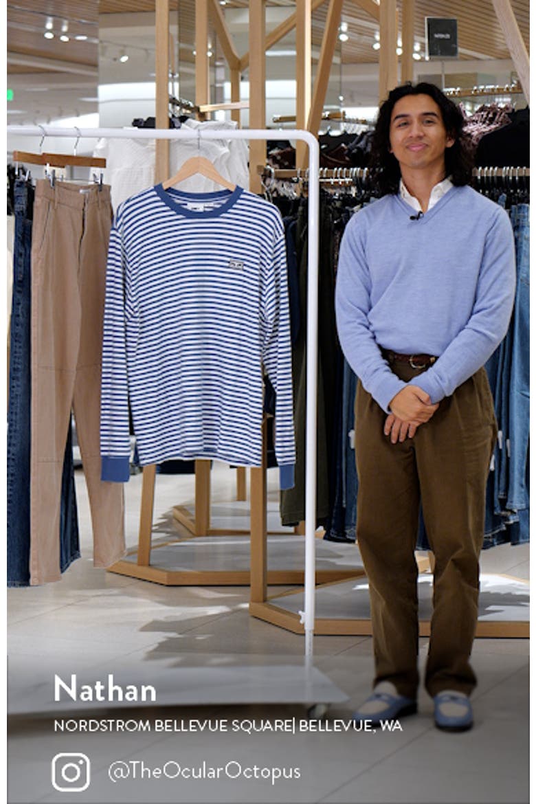 Stripe Long Sleeve Cotton T-Shirt video