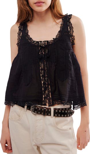 Evermore Lace Trim Tank