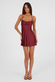 Sasha Therese Georgette Mini Dress