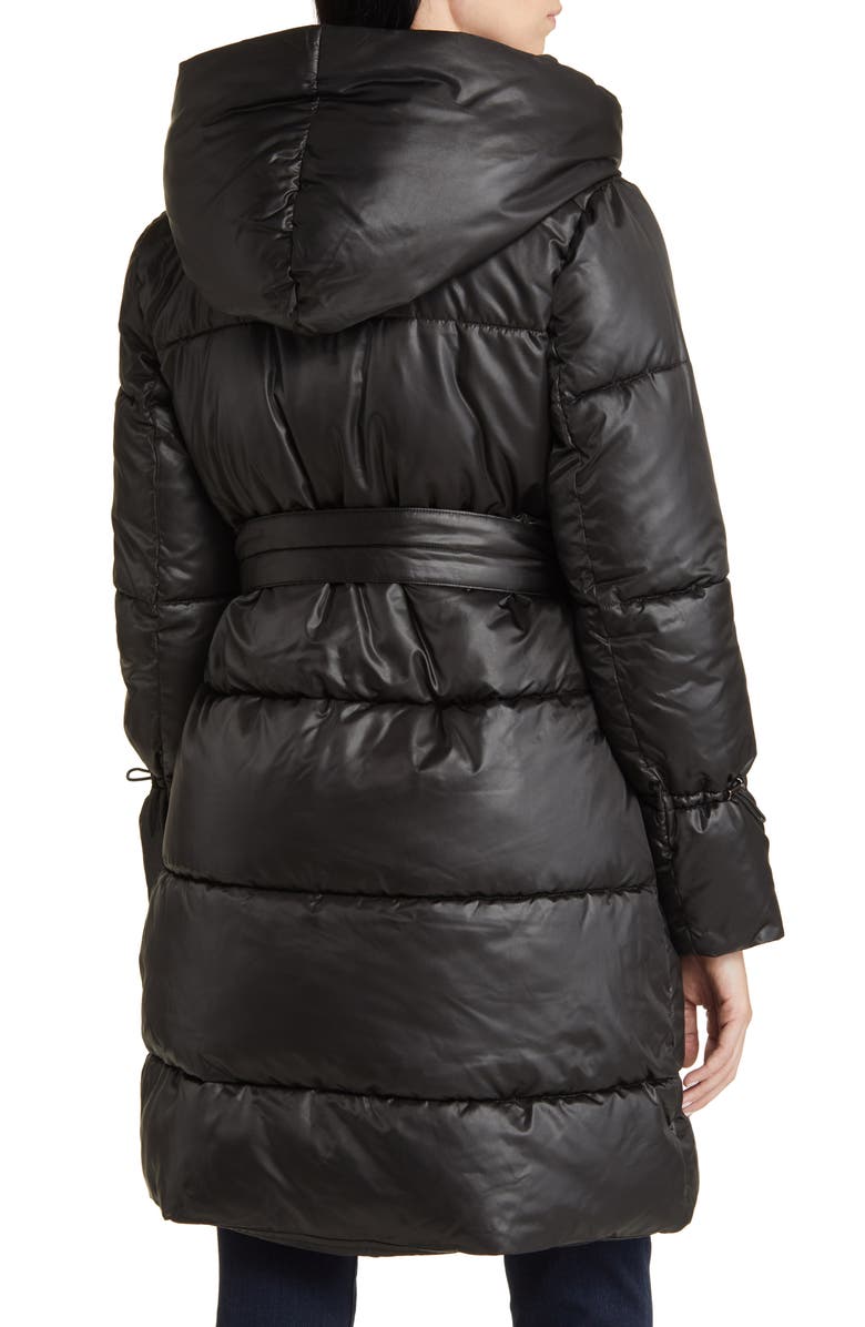 Via Spiga Hooded Puffer Jacket, Alternate, color, 