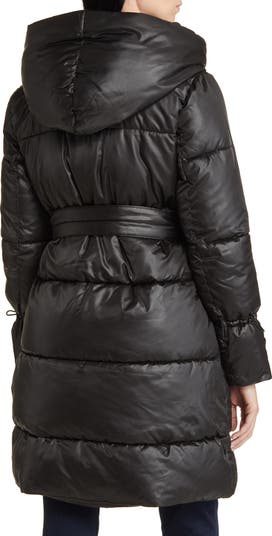 Via Spiga Hooded Puffer Jacket | Nordstrom