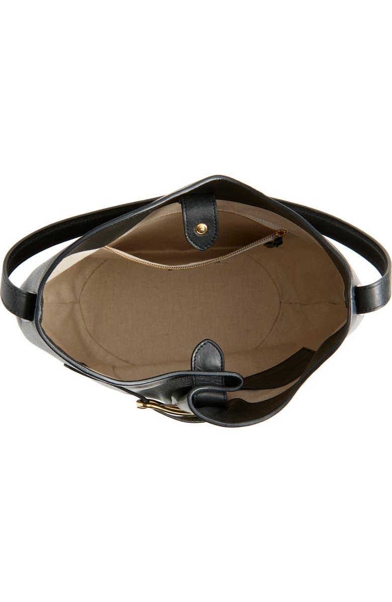 LIFFNER Large Belted Bucket Bag, Alternate, color, Black