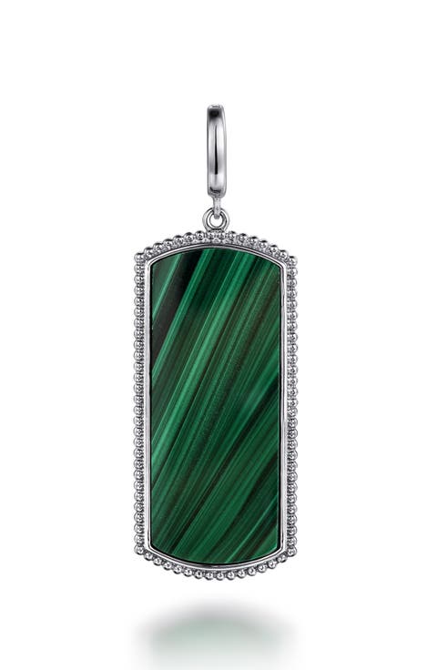 Bujukan Sterling Silver Malachite Pendant