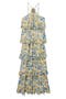 Lana Ruffle Tiered Halter Dress