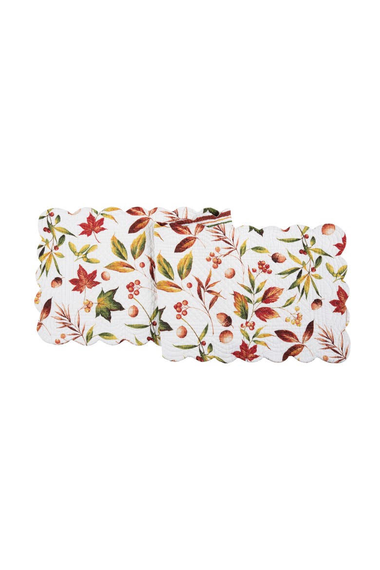 Camilla Table Runner 14" x 51", Main, color, Orange