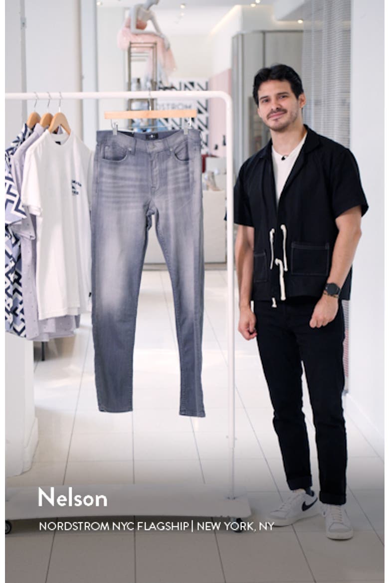 Slimmy Squiggle Slim Fit Tapered Jeans video