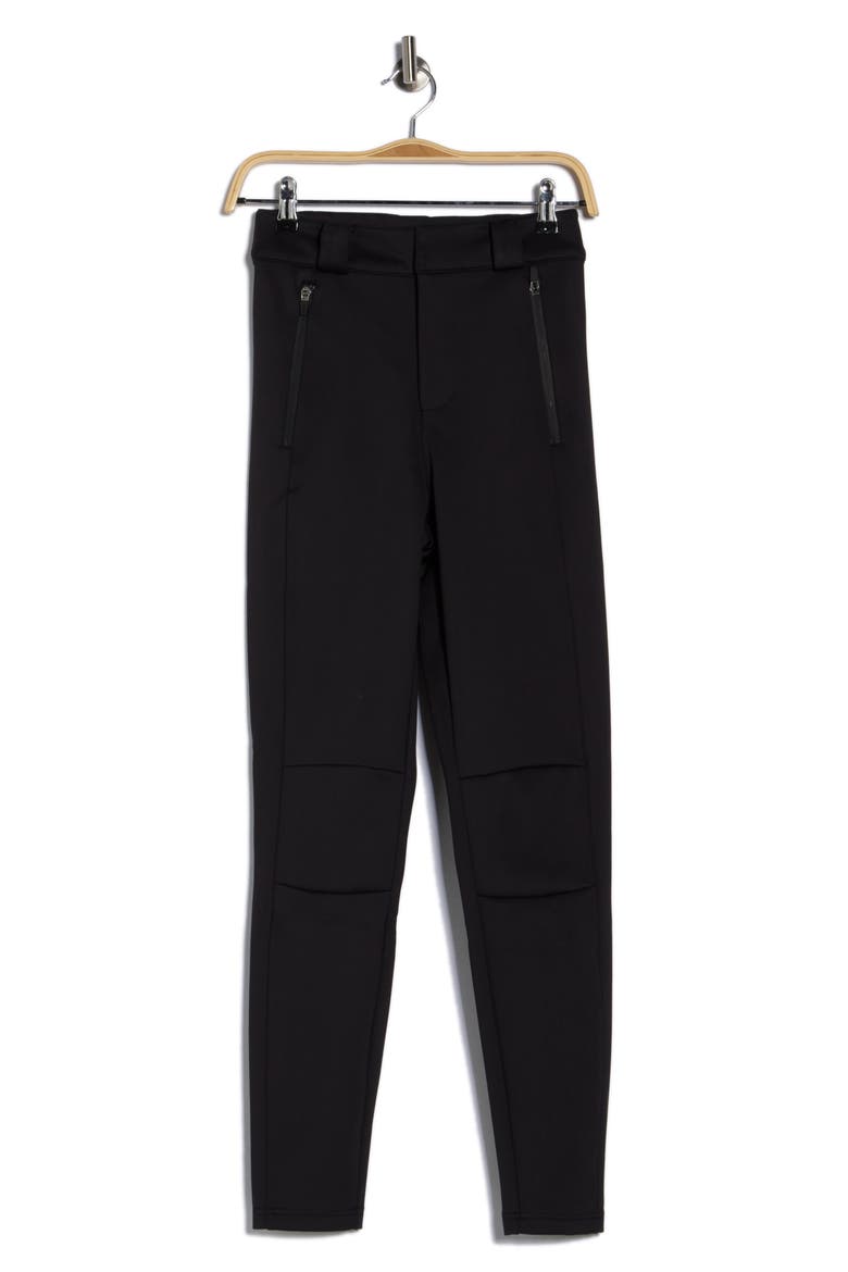 Chill Factor Water Resistant Leggings, Alternate, color, BLACK