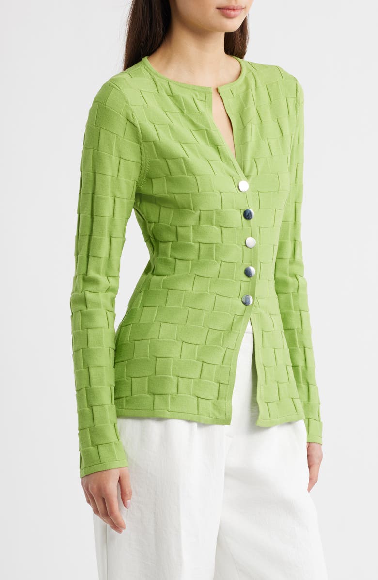 ALIGNE Olsen Knit Shirt, Alternate, color, Apple Green