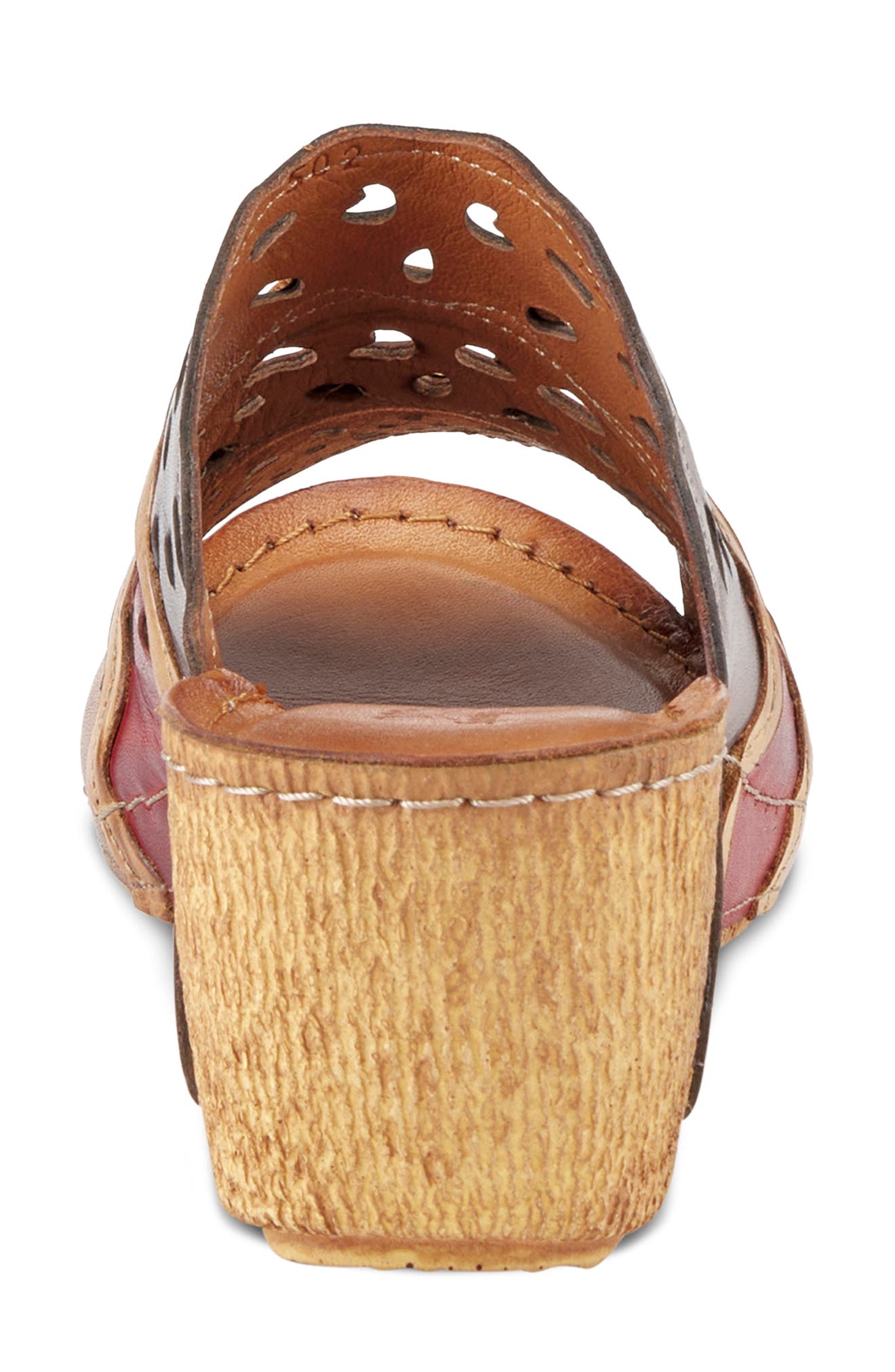 Spring Step Footy Wedge Sandal, Alternate, color, Brown Multi