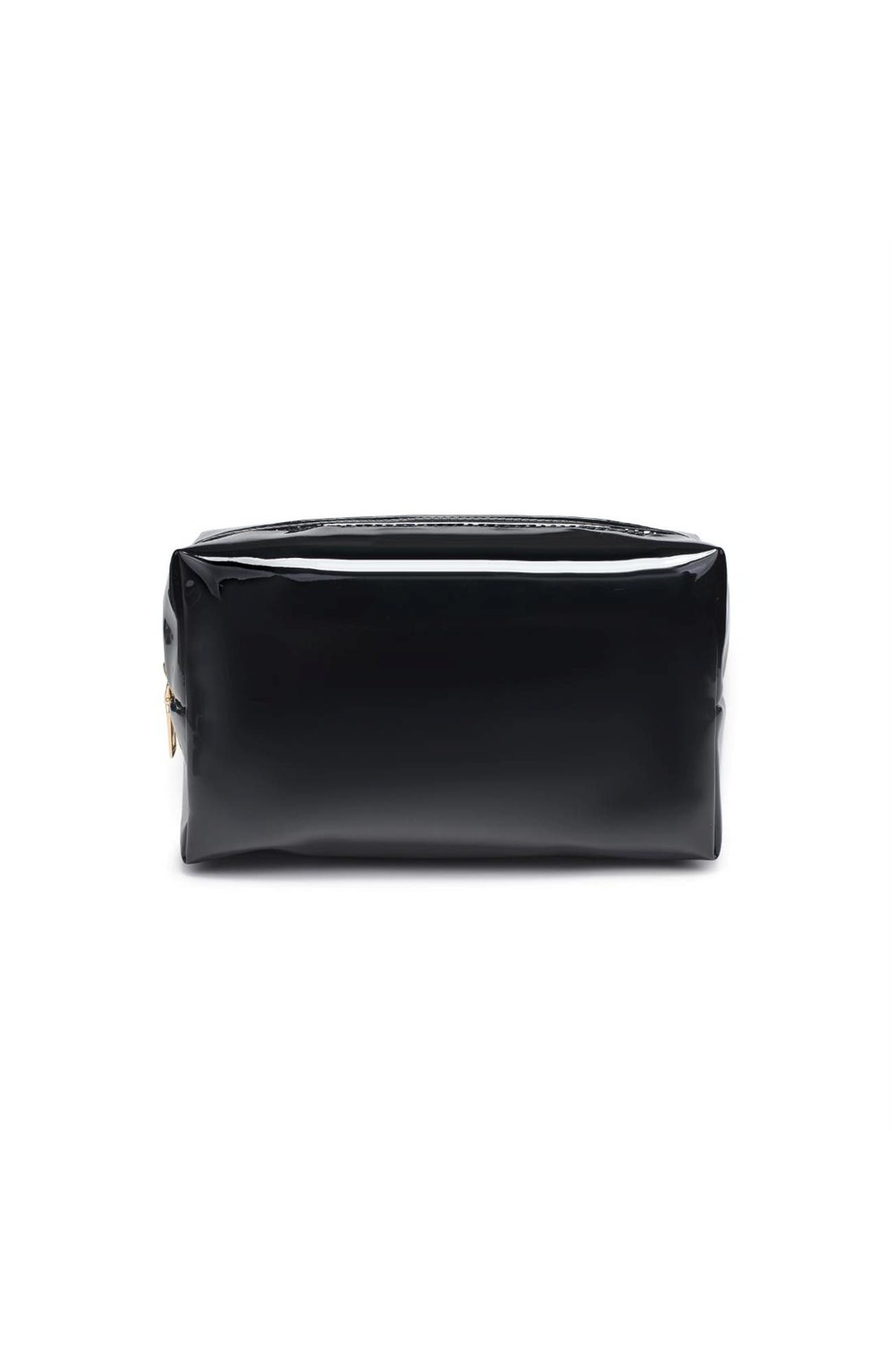 Patent Pending Cosmetic & Travel Organizer Pouch, Main, color, Black