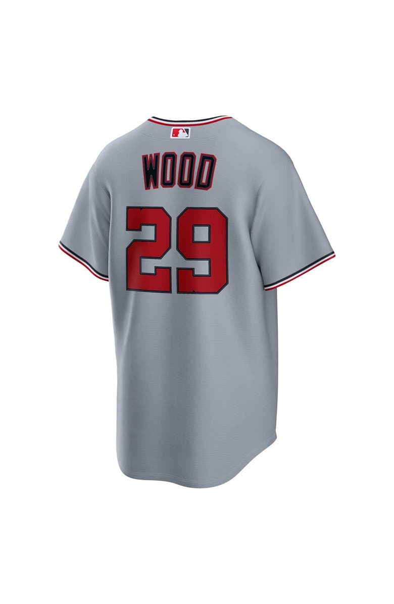 Nike Men's Nike James Wood Gray Washington Nationals Road Replica Jersey, Alternate, color, Gray