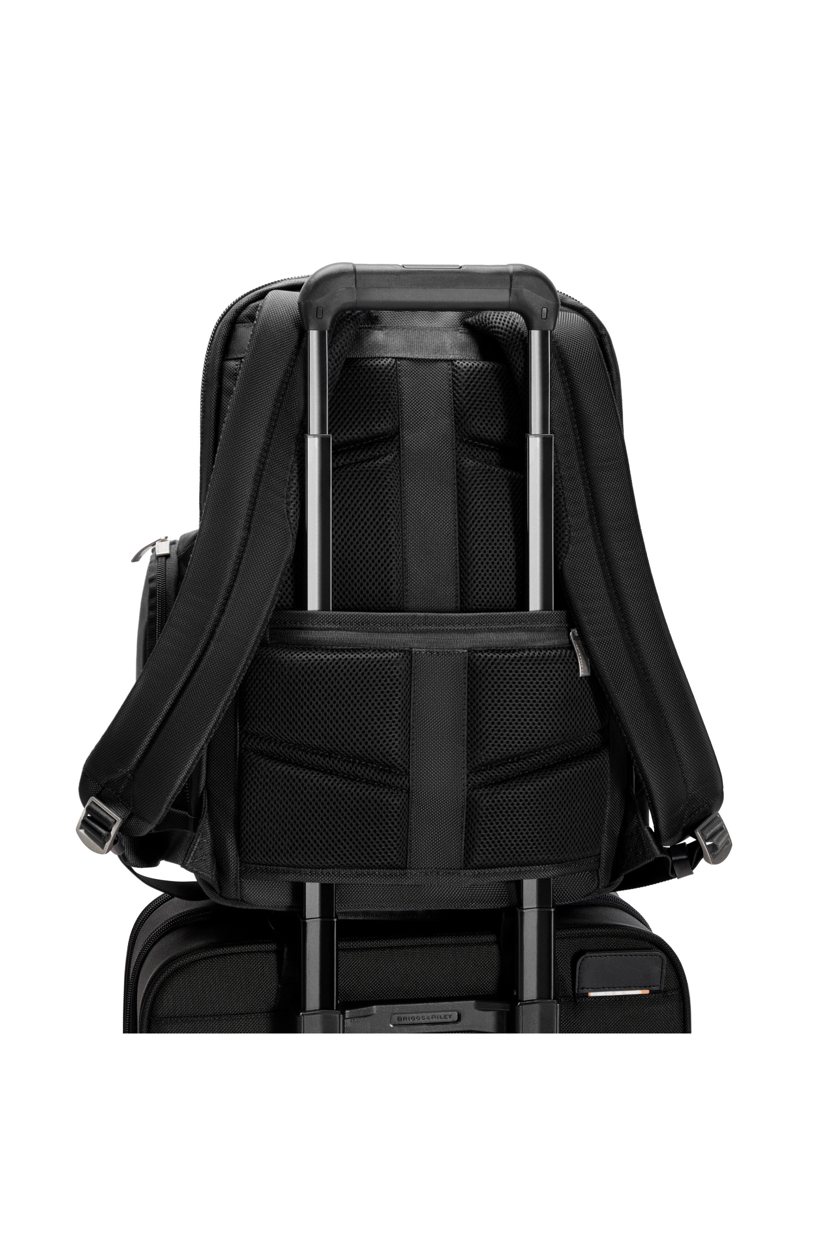Briggs & Riley @Work Medium Widemouth Backpack, Alternate, color, Black