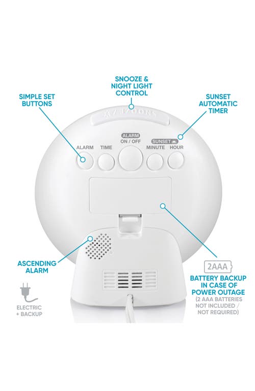 Westclox Sunrise Simulator Alarm Clock