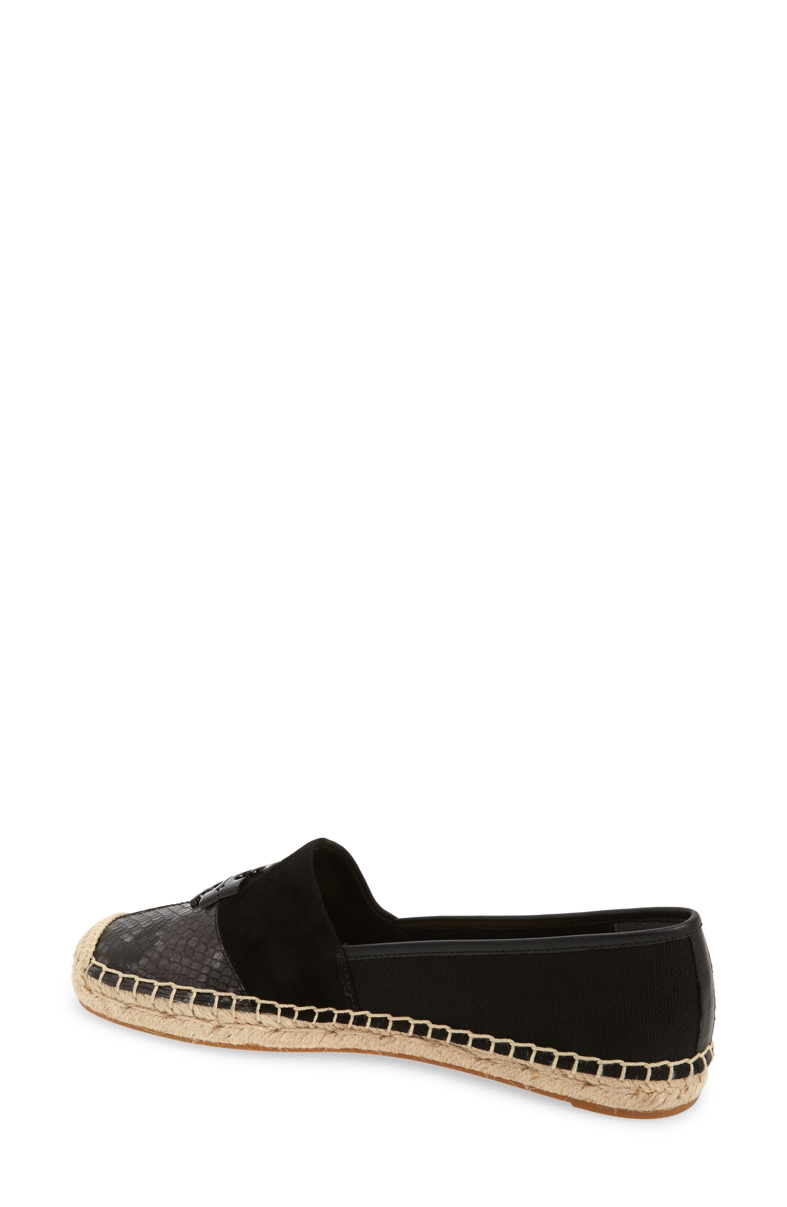 Tory Burch Logo Patchwork Espadrille, Alternate, color, 