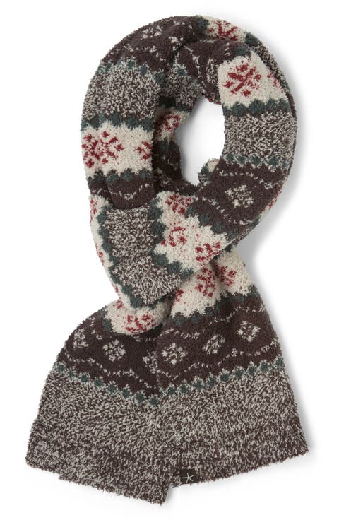 CozyChic Fair Isle Scarf