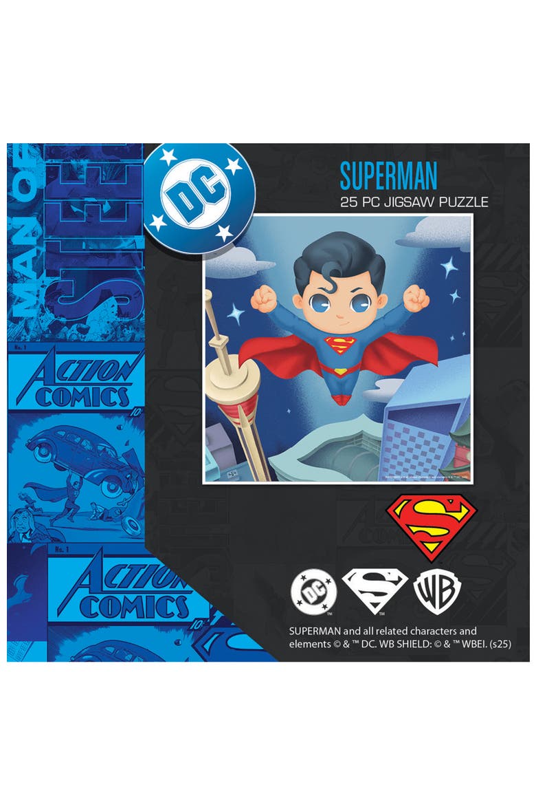 Superman 25 Piece Jigsaw Puzzle, Alternate, color, Multicolor