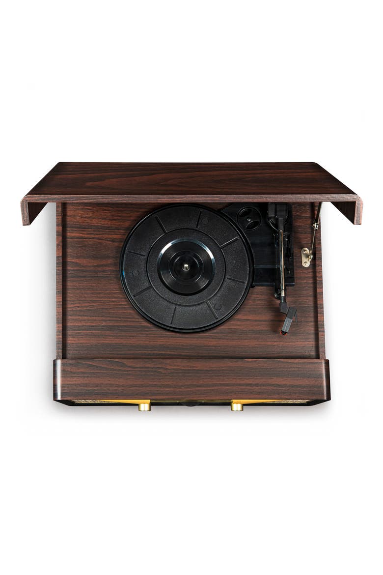 Rhapsody 7-in-1 Record Player, Alternate, color, MAHOGANY