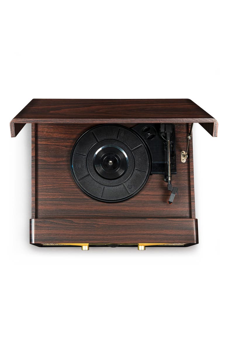 Crosley Radio Rhapsody 7-in-1 Record Player, Alternate, color, Mahogany