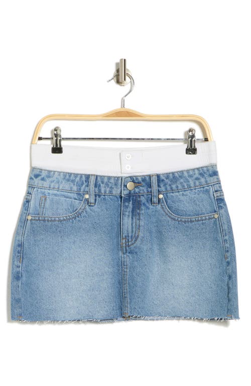 PTCL PTCL DOUBLE WAIST DENIM MINISKIRT