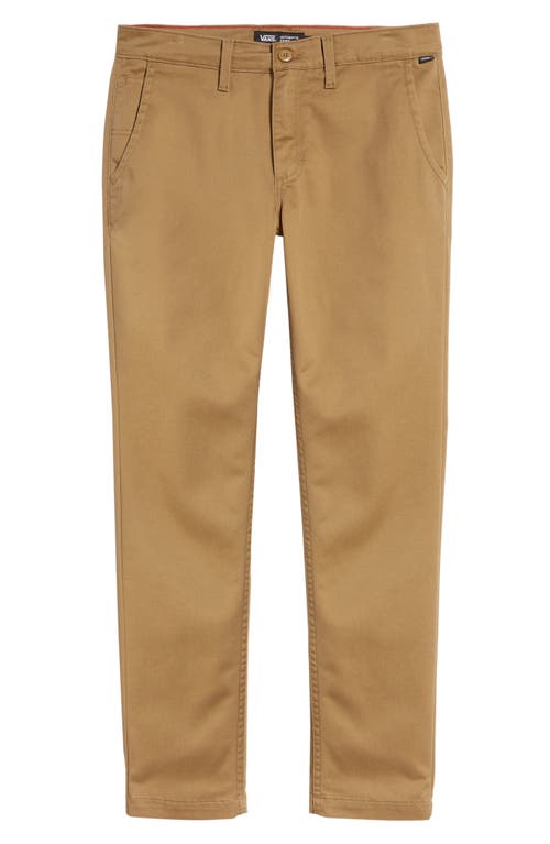Shop Vans Authentic Slim Fit Chino Pants In Dirt