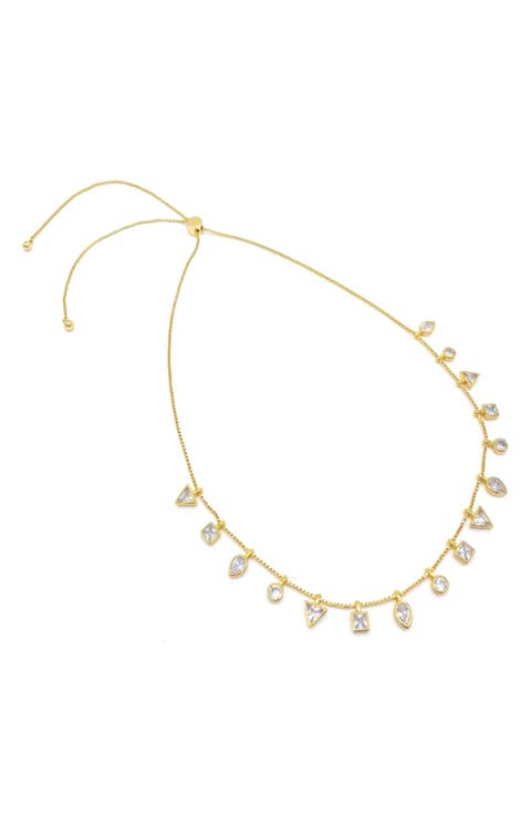 Hans Bolo White Topaz Charm Necklace