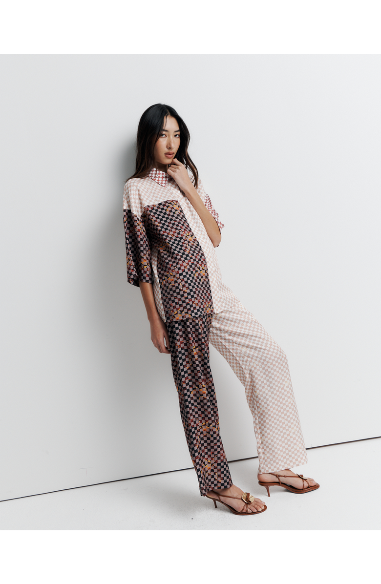 Romy June Shirt collaboration with Phoebe Willis, Alternate, color, Checkmate