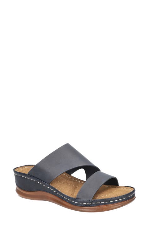 Larrain Wedge Slide Sandal (Women)
