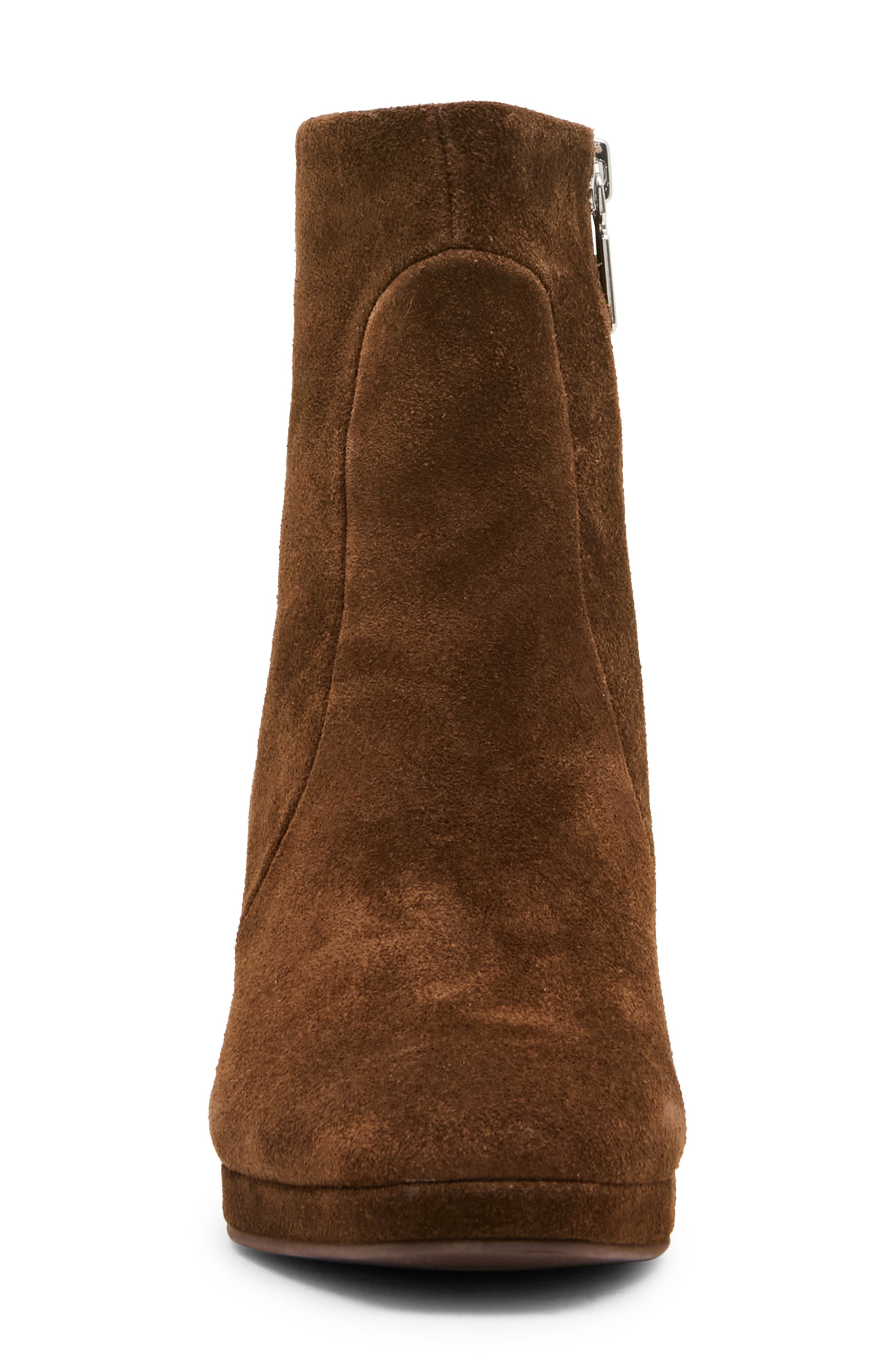 Shyna Waterproof Bootie, Alternate, color, CHOCOLATE SUEDE