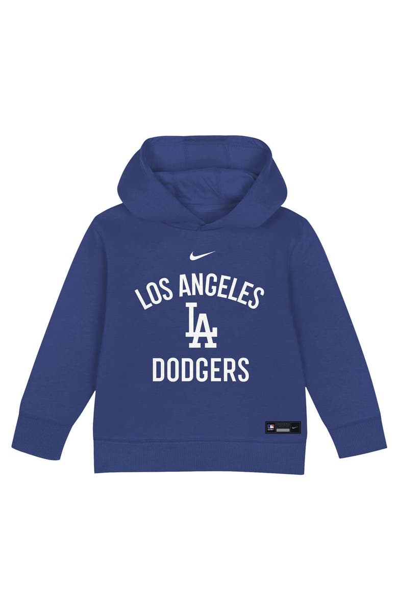 Nike Toddler Nike  Royal Los Angeles Dodgers 2-Piece Club Fleece Pullover Hoodie & Sweatpants Set, Alternate, color, 