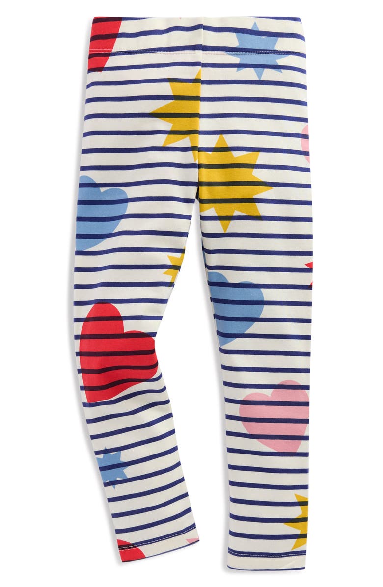 Mini Boden Kids' Fun Print Leggings, Main, color, Stripe Shapes