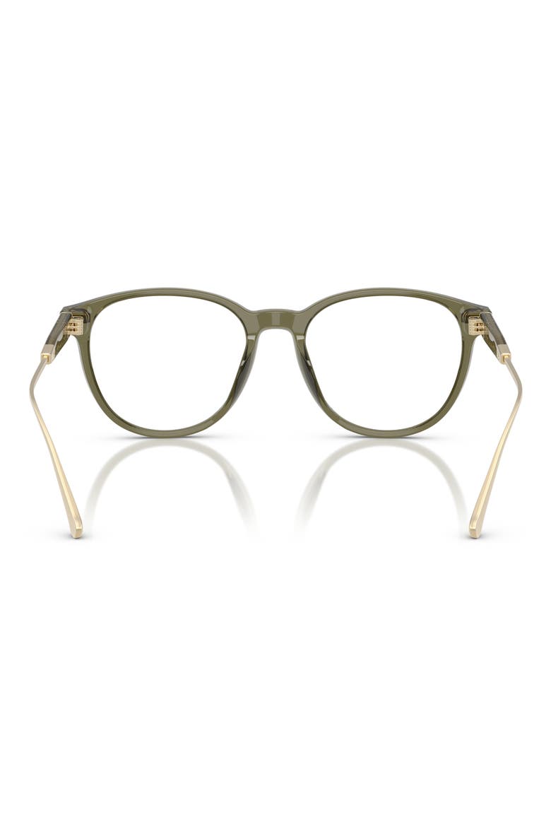 52mm Round Optical Glasses, Alternate, color, OLIVE