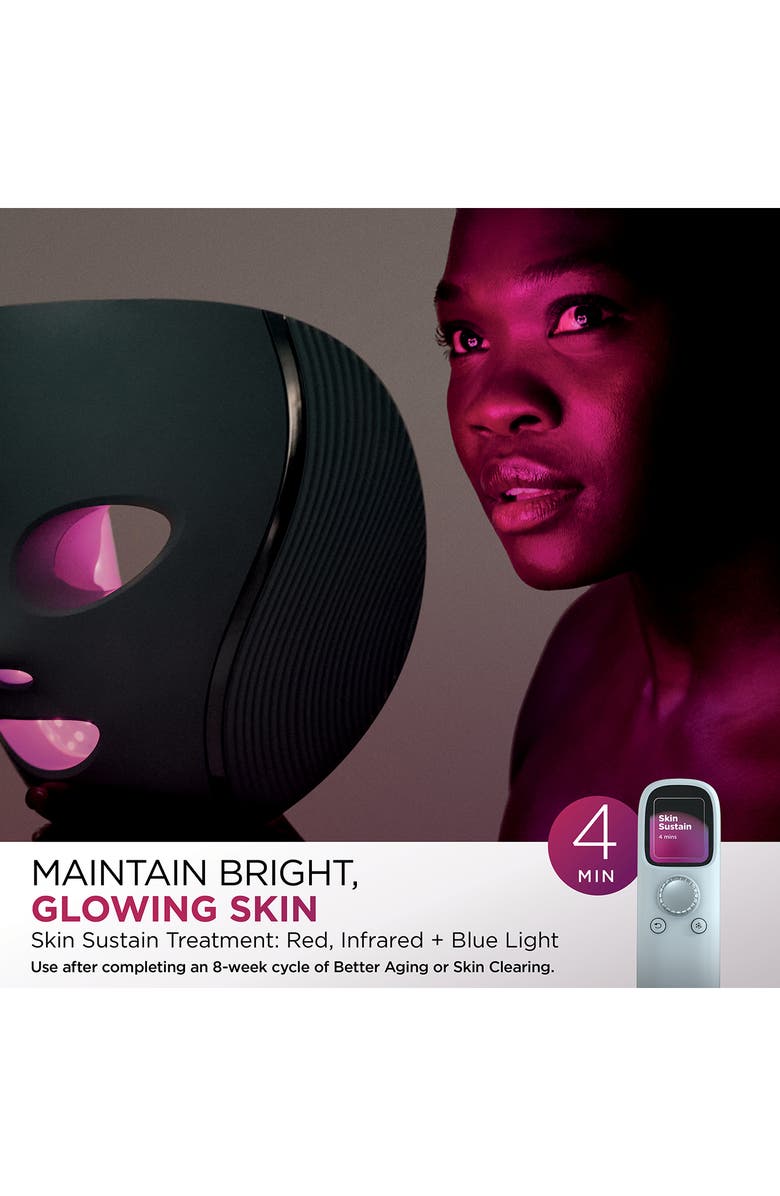 SHARK CryoGlow Under-Eye Cooling + LED Anti-Aging Skin Clearing Face Mask, Alternate, color,