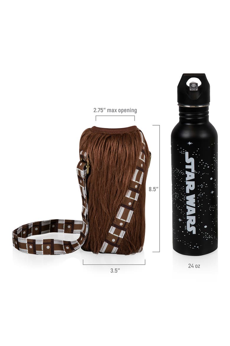 Star Wars™ Chewbecca Bottle Cooler & Bottle, Alternate, color, BROWN