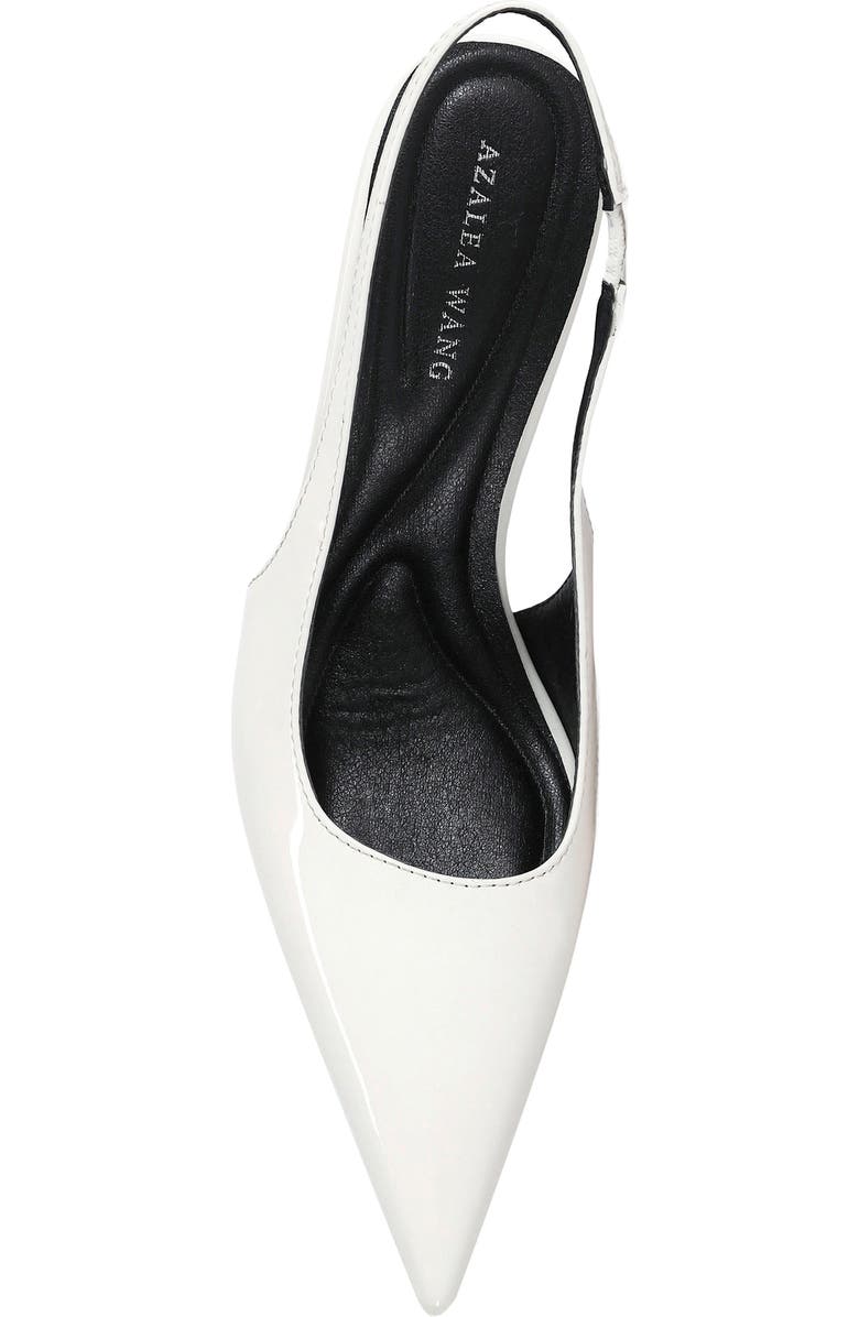 AZALEA WANG Sylva Slingback Pointed Toe Pump, Alternate, color,