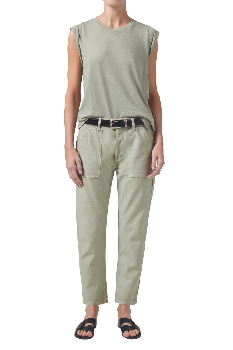 Kelsey Roll Sleeve T-Shirt, Alternate, color, SPRING MOSS
