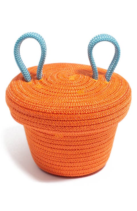 Mini Lidded Storage Basket