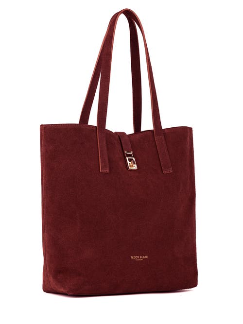 Teddy Blake Nina Suede 12" In Dark Red