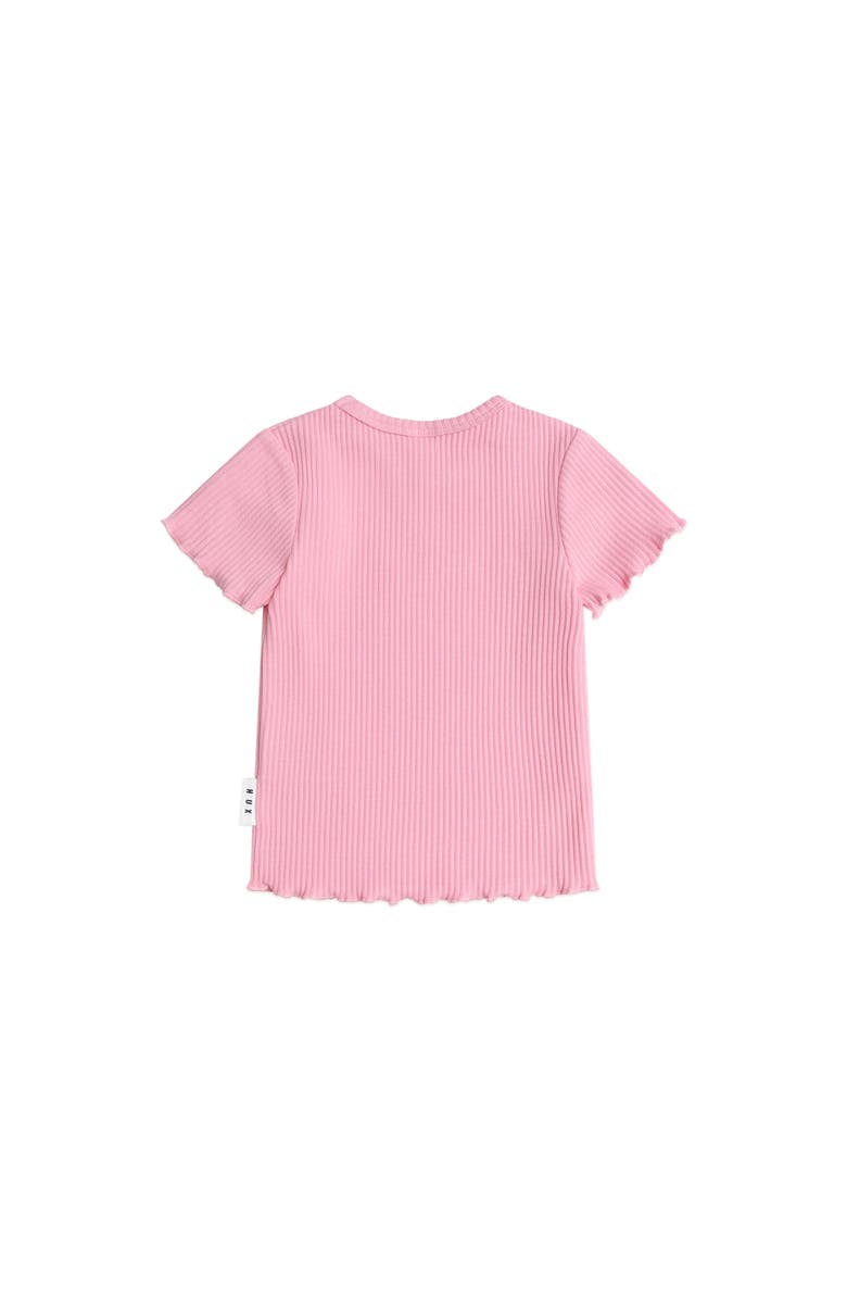 Huxbaby Rib Tee, Alternate, color, Strawberry