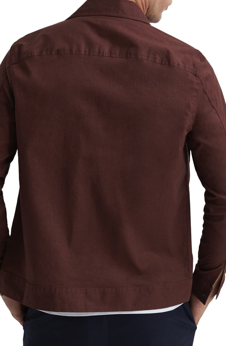 Reiss Kimchi Linen Blend Jacket, Alternate, color,