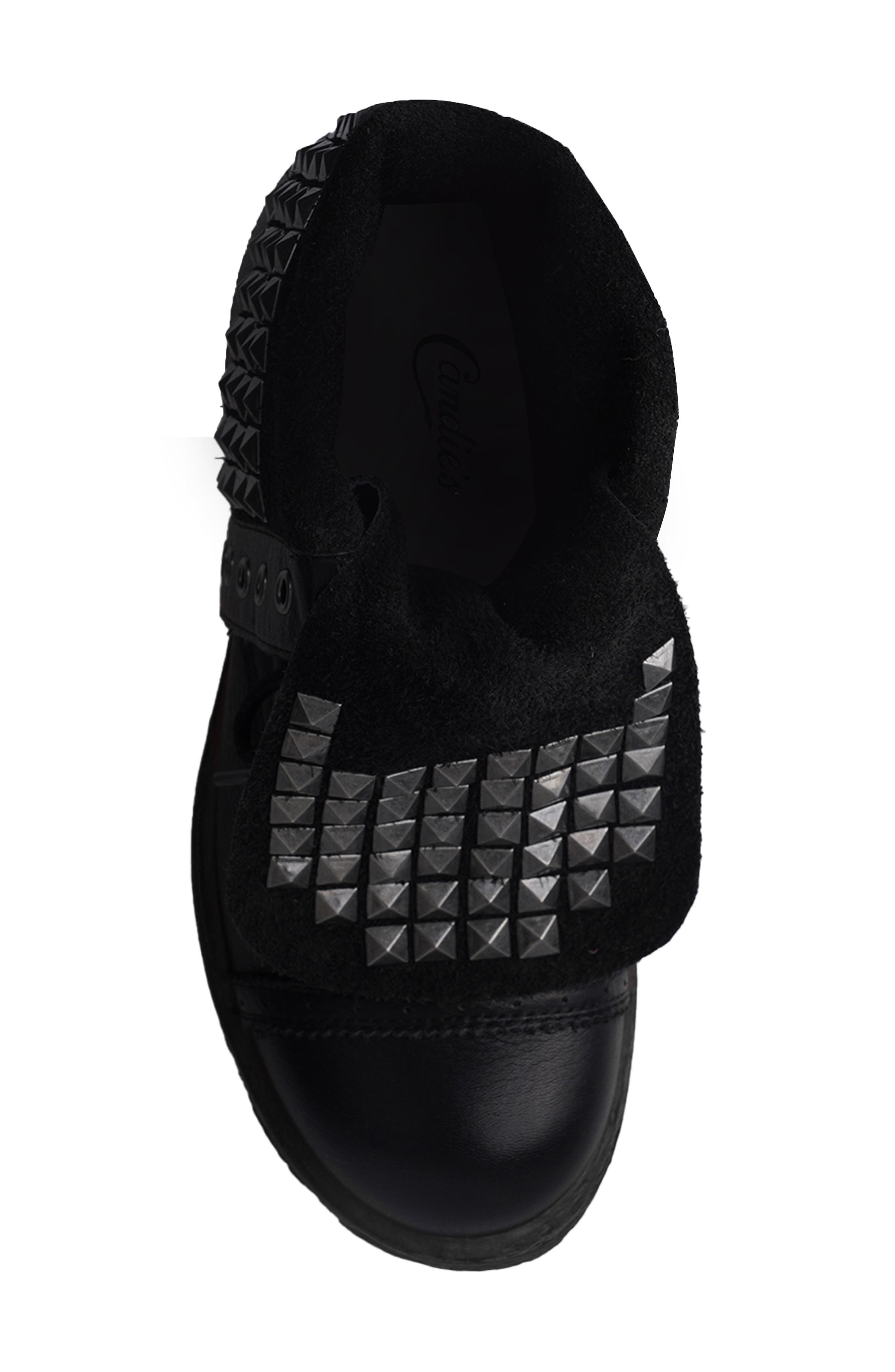 Candie's Sarafina Studded Bootie, Alternate, color, Black